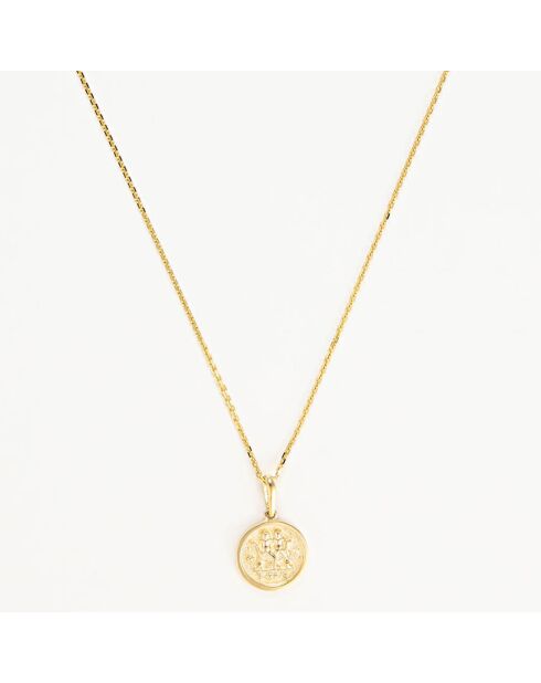 Astro Lisse Gemini Anhänger aus Gelbgold