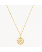 Pendentif Astro Lisse Scorpion or jaune