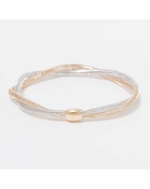 Amore Mio zweifarbiges Goldarmband