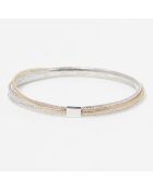 Bracelet Matera or bicolore