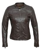 Veste en Cuir Cheyenne marron