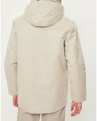 Parka Nick Wax Ottoman beige