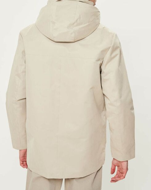 Parka Nick Wax Ottoman beige