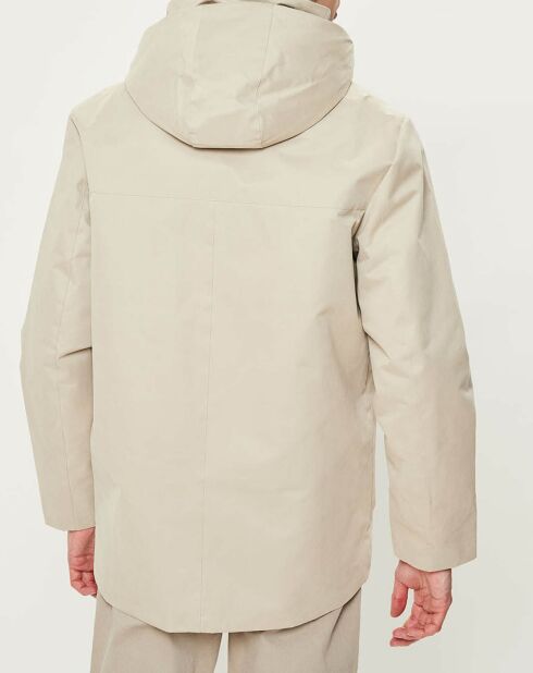 Parka Nick Wax Ottoman beige