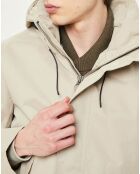 Parka Nick Wax Ottoman beige