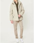 Parka Nick Wax Ottoman beige