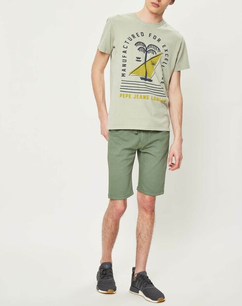 T-Shirt Jonah Palmier kaki