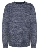 Pull en Laine mélangée Steve Yarn bleu foncé