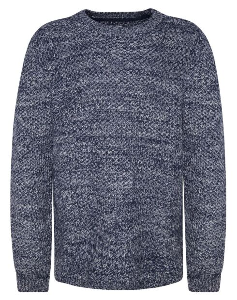 Pull en Laine mélangée Steve Yarn bleu foncé