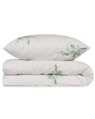 Meltem Bettbezug-Set, weiß/grün