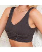 Ensemble Soutien-gorge & Tanga Jade anthracite