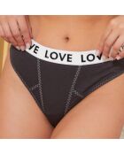 Ensemble Soutien-gorge & Tanga Jade anthracite