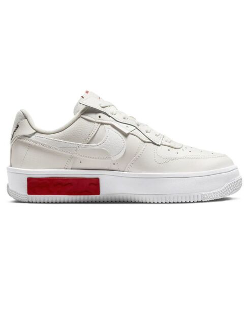 Baskets en Cuir Air Force 1 Fontanka blanches