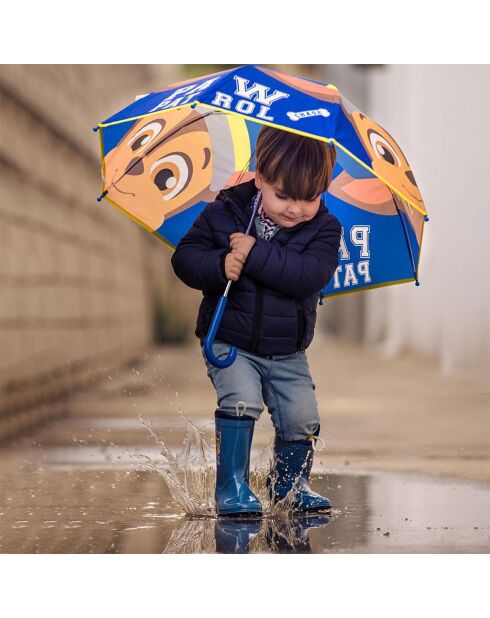 Parapluie - La Pat'Patrouille - Ouverture manuelle bleu