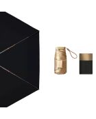 Mini opvouwbare paraplu - Handmatig te openen - Ultralicht en compact groen/goud