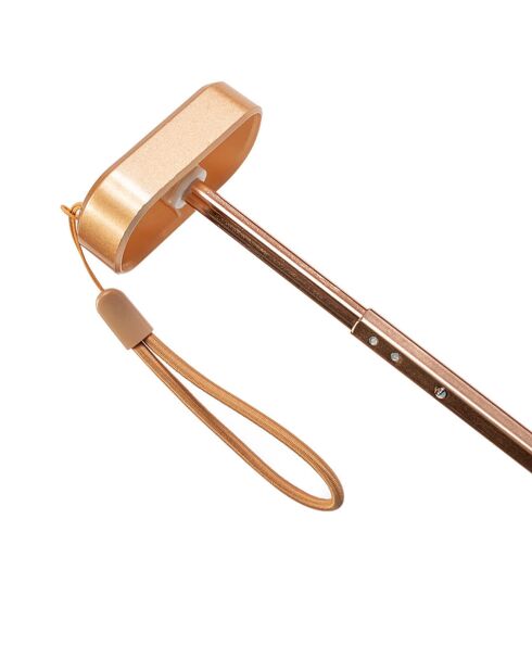 Mini opvouwbare paraplu - Handmatig te openen - Ultralicht en compact groen/goud