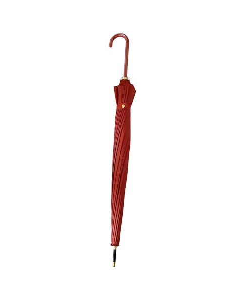 Parapluie long - Ouverture automatique rouge brique