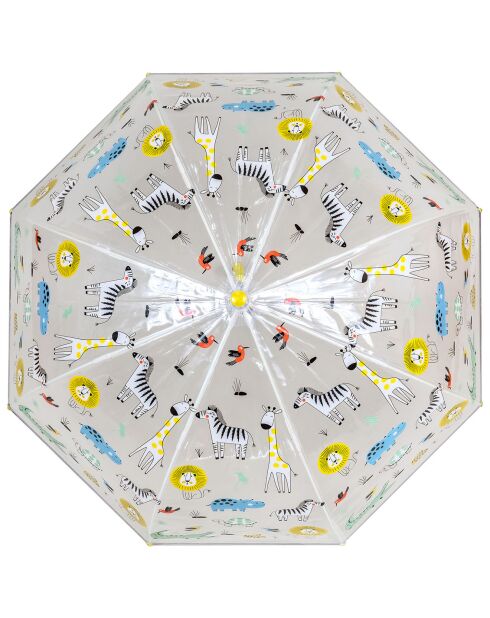 Paraguas - Animales - Apertura manual transparente
