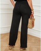 Pantalon 100% Lin Eliana noir
