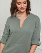 Robe 100% Lin Deby kaki