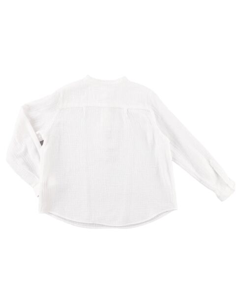 Blouse en Coton Codex neige