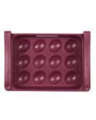 Rangement frigo 12 oeufs coloris aléatoire - 26x18 cm