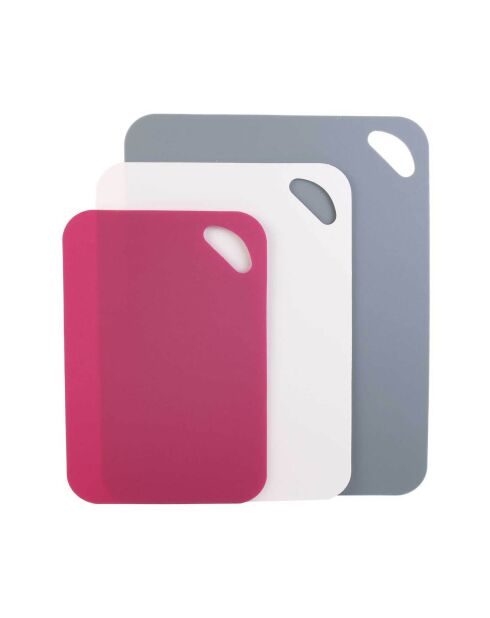 3 Planches à découper souples coloris aléatoire - 38x29 cm
