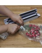 2 Sacs sous-vide alimentaire transparents - 30x28x28 cm