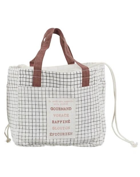 Lunch bag fraicheur coloris aléatoire - 21x31x12 cm