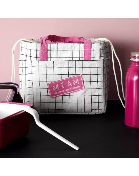 Borsa da pranzo fresca in colori casuali - 21x31x12 cm