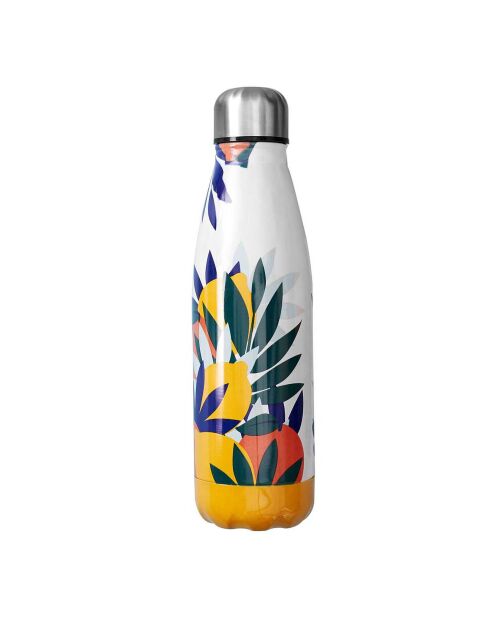 Bouteille de transport isotherme Rio rose/orange/turquoise - 50 cl