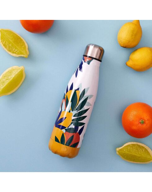 Bouteille de transport isotherme Rio rose/orange/turquoise - 50 cl