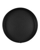 Moule pâtisserie rond charniere couvercle gris - D.28 cm