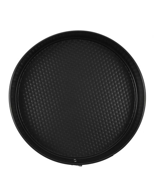 Moule pâtisserie rond charniere couvercle gris - D.28 cm