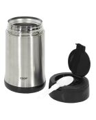 Bol à soupe isotherme avec couvercle inox/noir - 50 cl