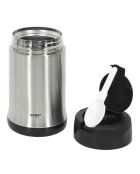 Bol à soupe isotherme avec couvercle inox/noir - 50 cl
