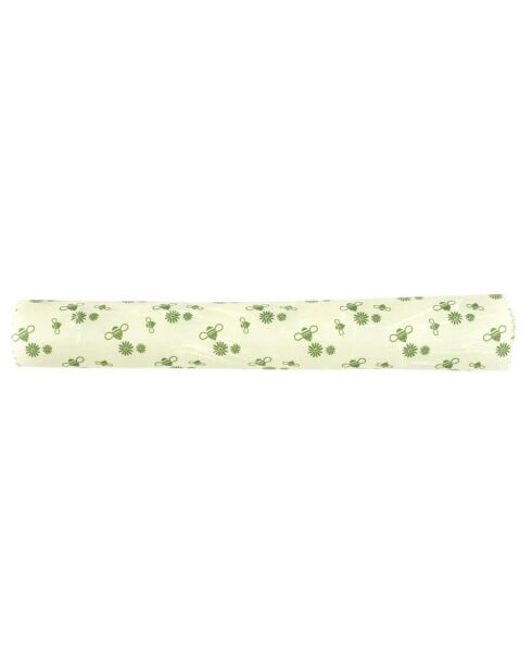 Emballage alimentaire cire abeille rouleau coloris aléatoire - 1 m
