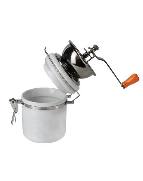 Moulin à café blanc - 15.5x19.8x8.5 cm