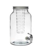 Fontaine avec infuseur transparente - 5.5 L