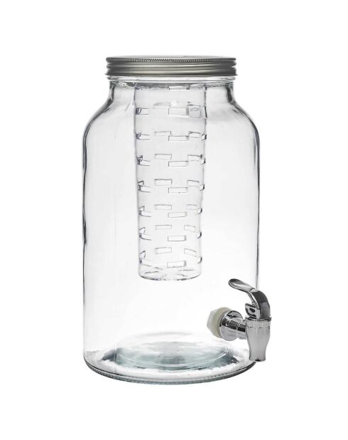 Fontaine avec infuseur transparente - 5.5 L
