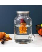 Fontaine avec infuseur transparente - 5.5 L