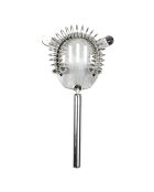 Set à cocktail 5 accessoires et 50 recettes argenté/transparent