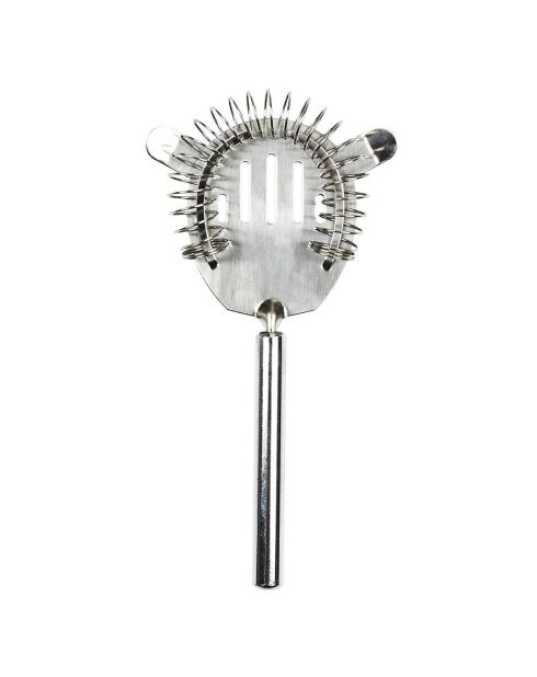 Set à cocktail 5 accessoires et 50 recettes argenté/transparent