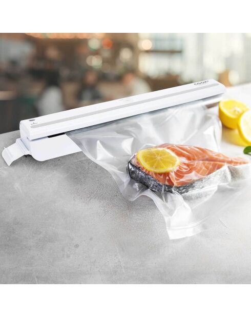 Machine mise sous vide alimentaire blanche - 38 cm