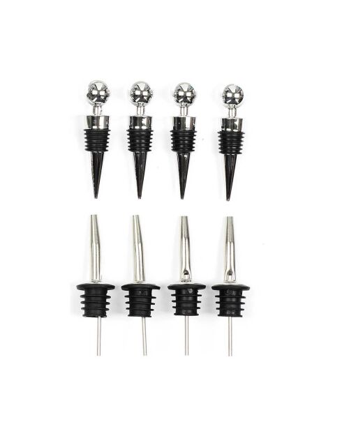 Set à cocktail argenté - 16 pièces