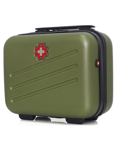 Tocador Zurich verde caqui - 23x30x16 cm