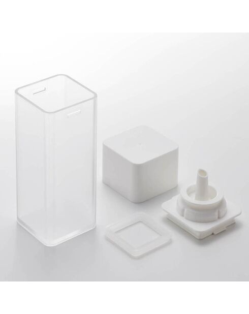 Bottiglia di condimento bianca Tower