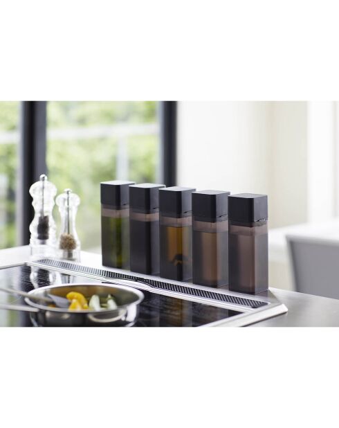 Bouteille d'assaisonnement Tower noire