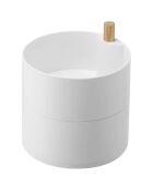 Scatola accessori Tosca bianco intenso - 14,5x14,5x15,5 cm
