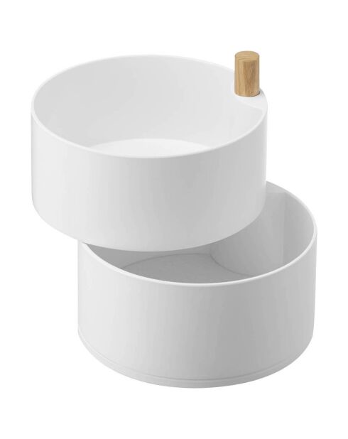 Scatola accessori Tosca bianco intenso - 14,5x14,5x15,5 cm